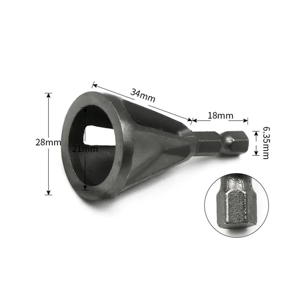 Stainless Steel External Chamfer Bit Repairs Damaged Bolts Remove Burr Tools Practical Metal Layer Shearing Cutter Accessories