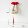 Christmas Elf Figurine Leg Ornament, Vase Flower Decoration, Suitable for Christmas Room and Garden Decoration.