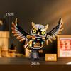 Non-Toxic Creative Owl Punk Building Toy Assembly Building Block Set Diy Mechanical Animal Building Block Model Christmas Birthday Gifts