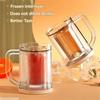 Tazza da Birra Creativa Congelante a Doppio Strato Sandwich Liquido Frigorifero Tazza Congelata Bevanda Fredda Tazze Refrigerate Cucina Bar Articoli per Bevande