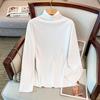 Plus-Size Women's Thermal Fleece Base Layer with Half-High Collar