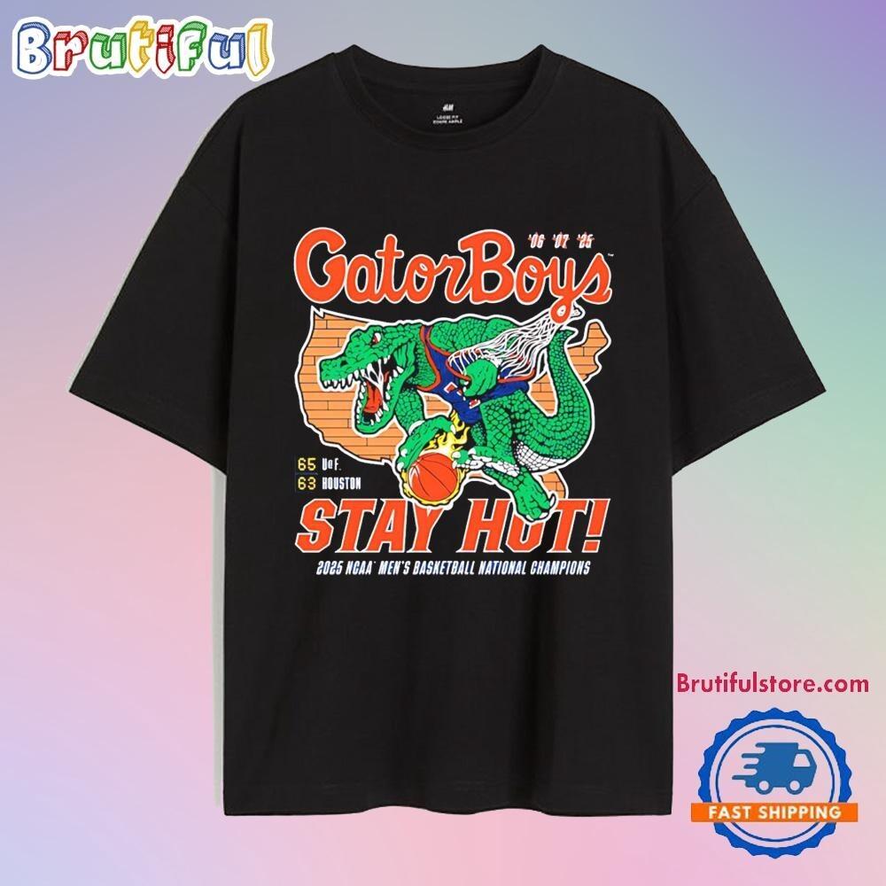 Flori%da Gators Gator Boys Stay Hot Champions T Shirt Unisex T-Shirt XL