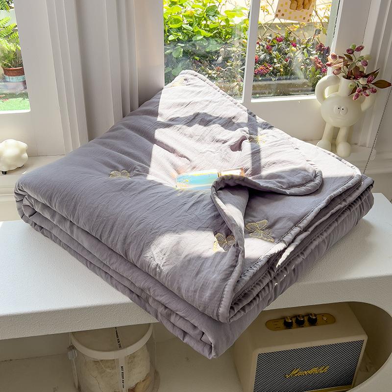 

1 шт. Мягкое Тонкое Одеяло Летнее Одеяло Вышитые Лоскутные Одеяла Приятное к Коже Покрывало Взрослые Детская Комната Одеяло edredón para cama 100x150cm 1pc