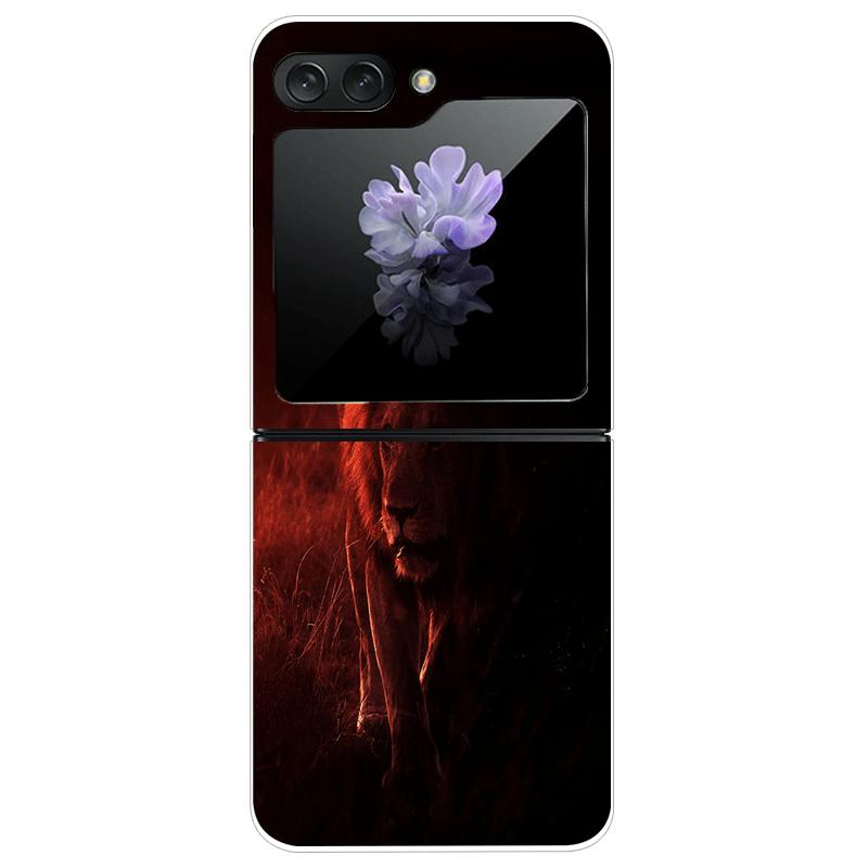 For Samsung Z Flip7 Hard Case ZFlip7 5G Transparent PC Phone Cases For Galaxy Z Flip 7 Fashion Cartoon Clear Protective Fundas