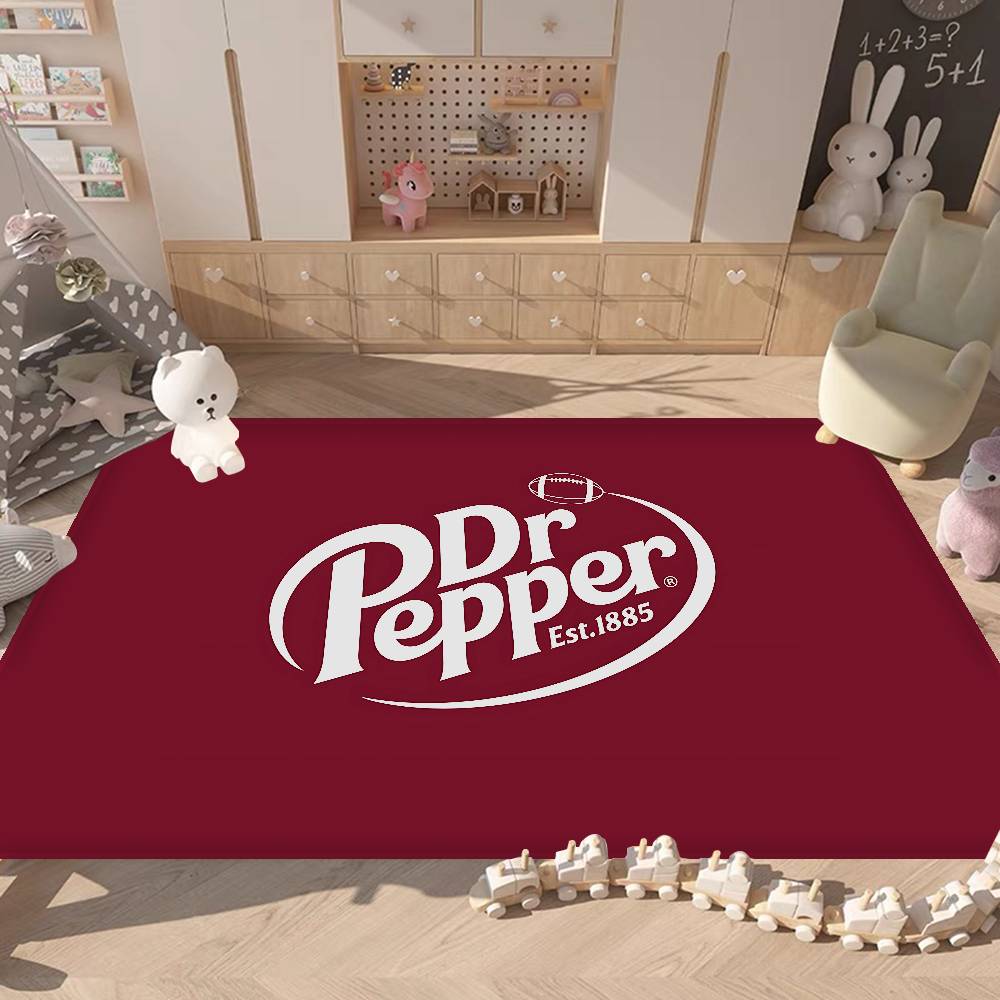 D-Dr Peppers Logo Floor Mat Rectangle Anti-slip Home Soft Badmat Front Door Indoor Outdoor Mat Welcome Doormat