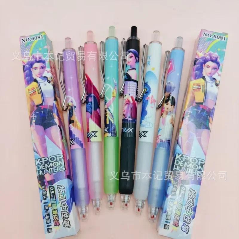 Kpop Dämonenjäger Niedliche 0,5 mm Gelstifte Kawaii Schreibwaren Cartoon Anime Derivative Peripheriegeräte Schulbürobedarf Partygeschenke