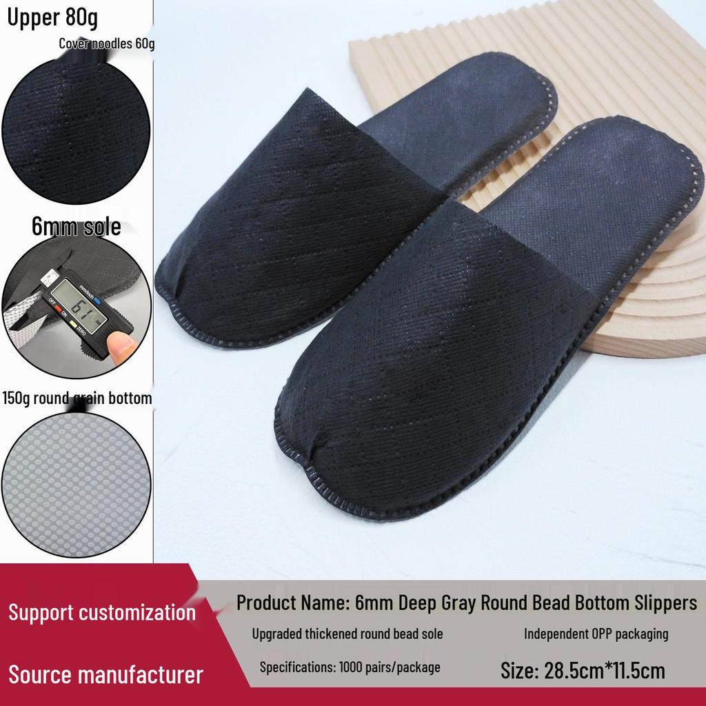 Thickened Non-Slip Napped Cloth Slippers for Men and Women: Perfect for Home, Hotel, and Indoor Use