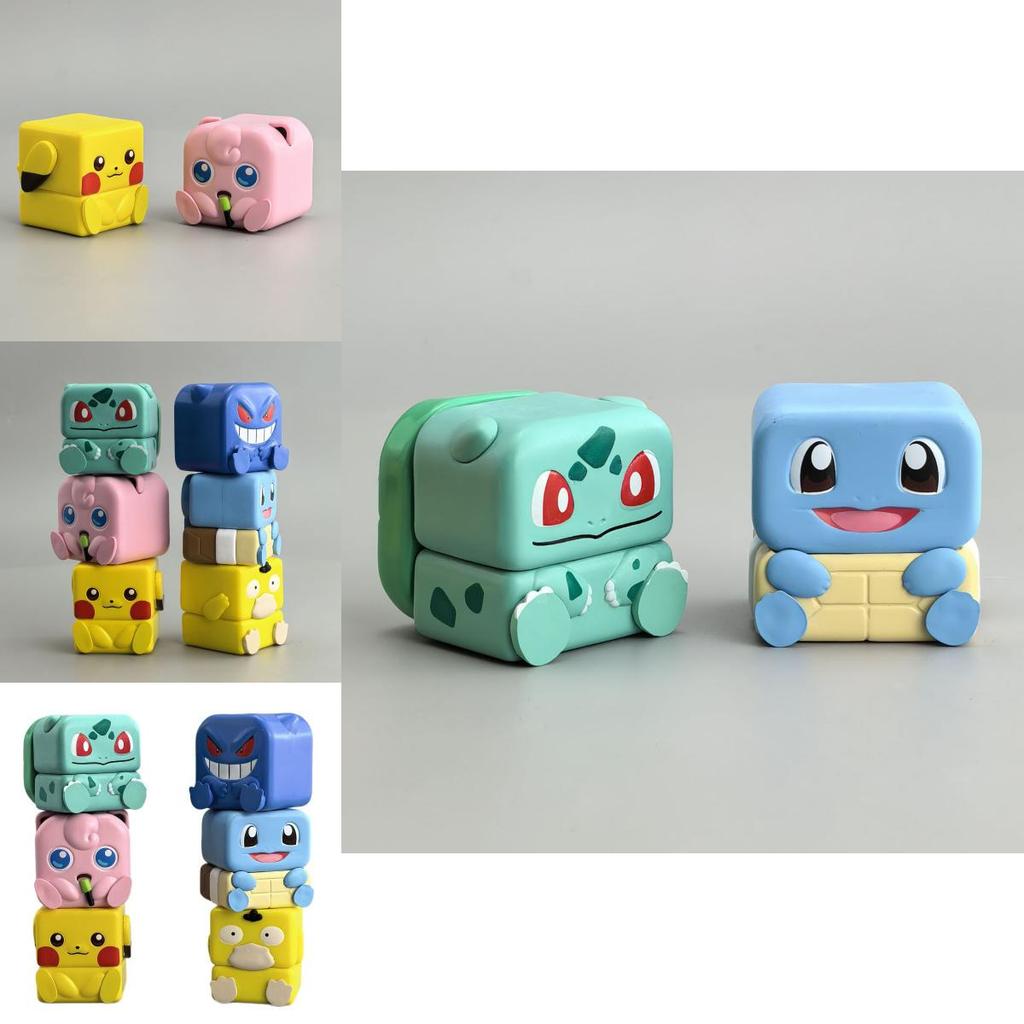 Pokemon Pvc Magnet Stackable Figures For Stress Relief Collectible Toy For Kids And Adults