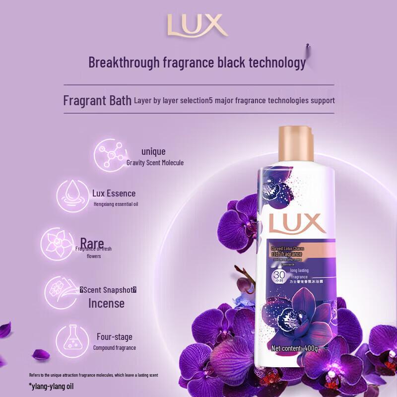 Lux Long-lasting Fragrance Shower Cream