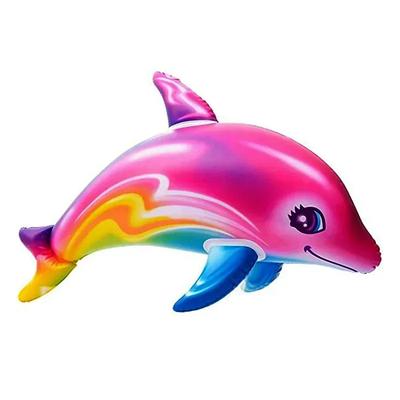 Nadmuchiwany Delfin Rekin Zabawka na Basen dla Dzieci Kolorowy Delfin Pływający Woda Plaża Sporty Prezent dla Dzieci Zabawka Nadmuchiwana