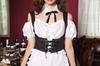 Clearstone GLOWHOLIC Cosplay Halloween Korsett Maid S Schwarz Damen