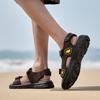 38-46 Summer Men's Leather Outdoor  Sport Sandals  Casual Non-Slip Beach Sandals