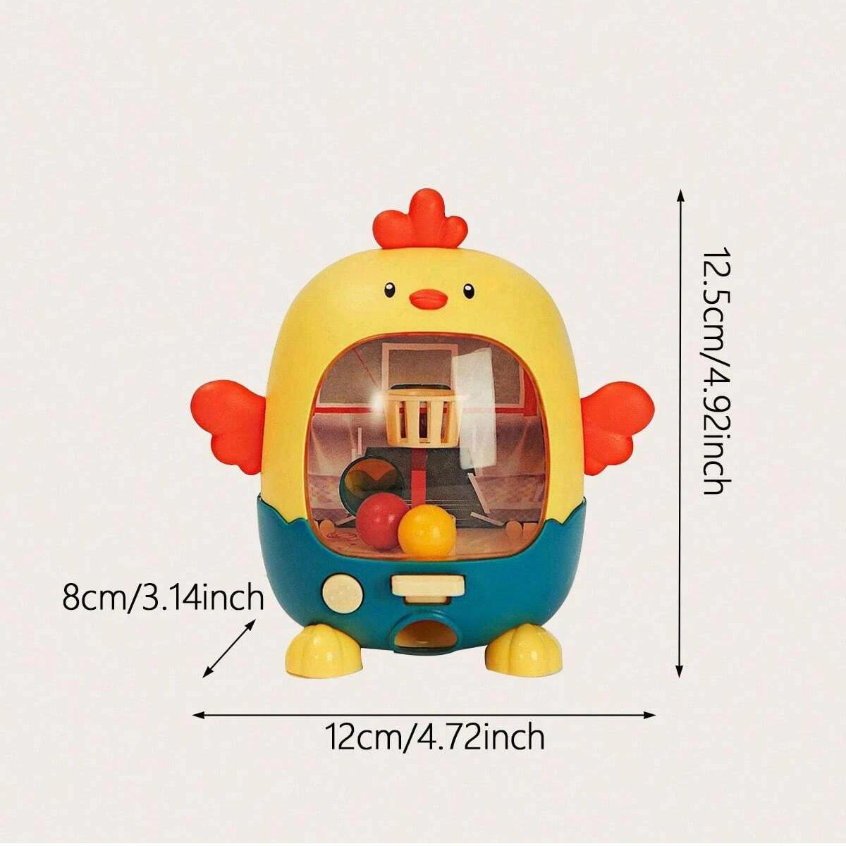 

1 шт., комнатные куриные баскетбольные игрушки, футбольная машина, симпатичная форма, ручная настольная игра, детские игрушки для стрельбы по мячу жёлтый