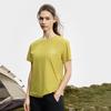 FILA Explorer Classic Versatile Comfortable Solid Color Breathable Lightweight Short Sleeve T-Shirt Women Tops A11W537111F-YE