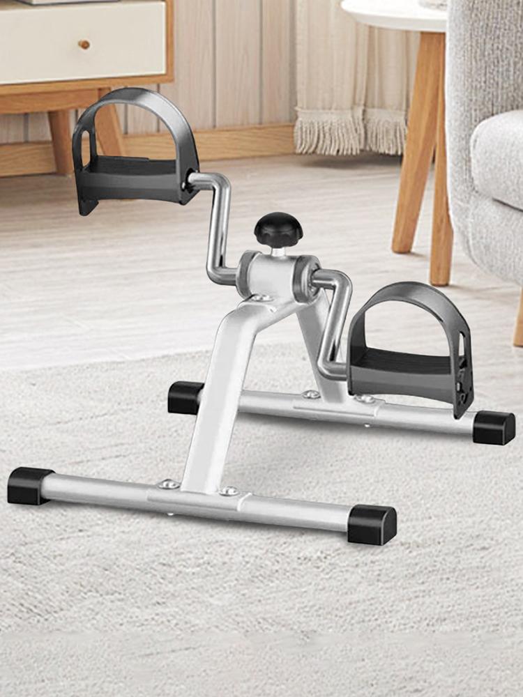 Portable Pedal Exerciser Mini Exercise Bike Under Desk Bike Pedal Exerciser Foot Peddler Machine for Indoor Leg Rehabilitation