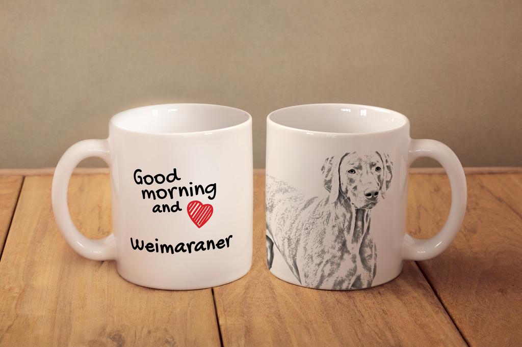 Weimaraner, Grey Ghost - Cup with a Dog, Personalized Cup with a Print, a Classic Gift for Everyone from the Art-Dog Brand