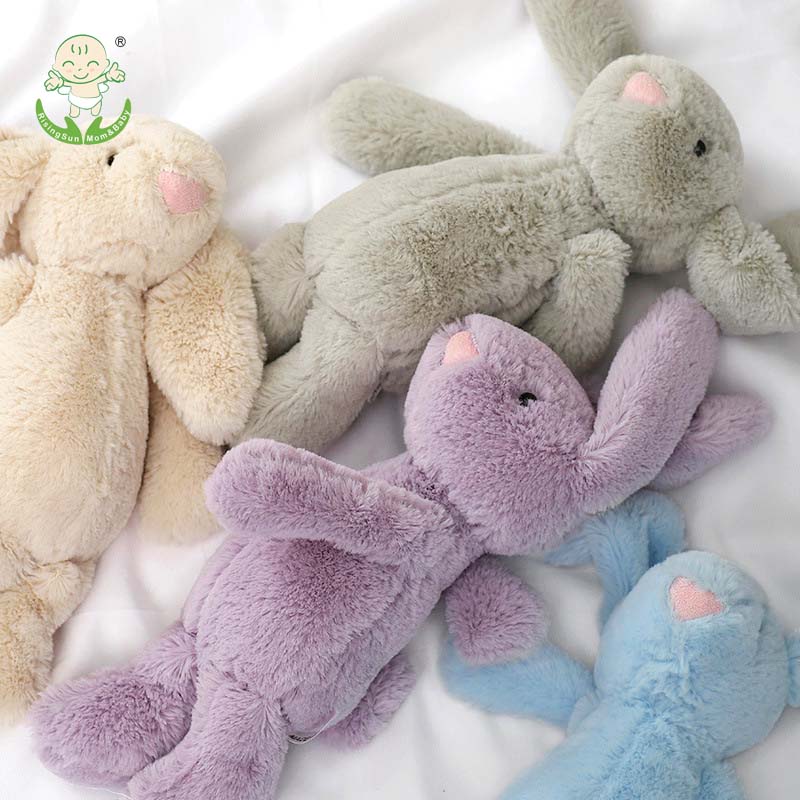 Hot Selling Soft Long Ears Rabbit Doll Normal Ears Rabbit Plush Toy Bunny Doll Bonnie Rabbit