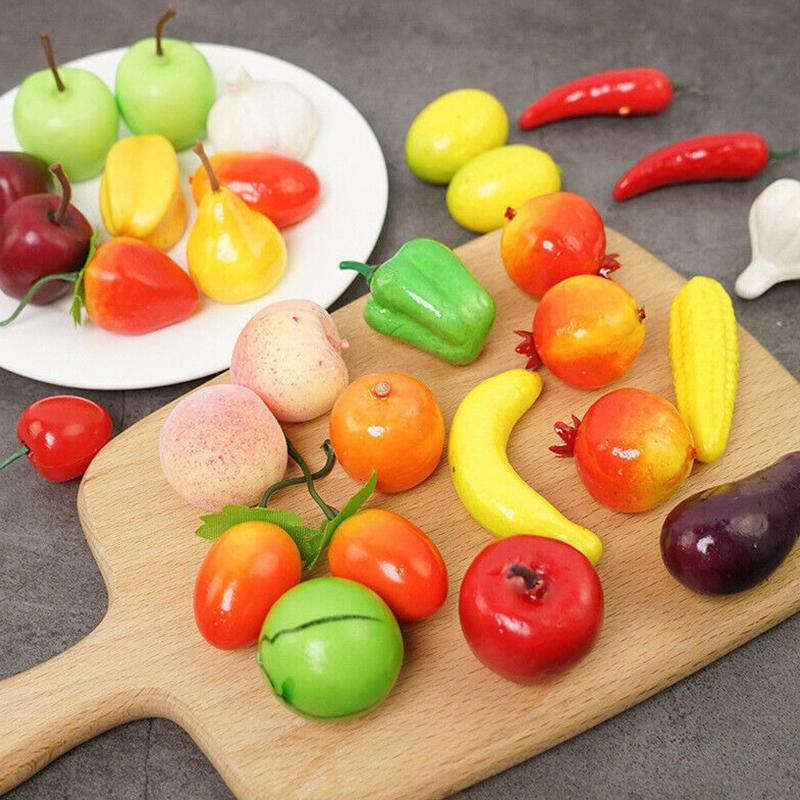20PCS/Set Simulated Strawberry Miniature Fake Mini Foam Model DIY Handicraft Window Layout Display Material Photography Prop ZYF