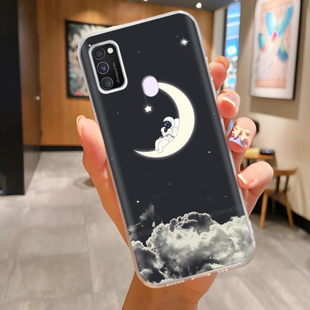 For Samsung Galaxy M21 M31 Case Soft TPU Soft Silicone Fashion Phone Case For Samsung M21 M31 Funda Luxury Back Cover Coque Para