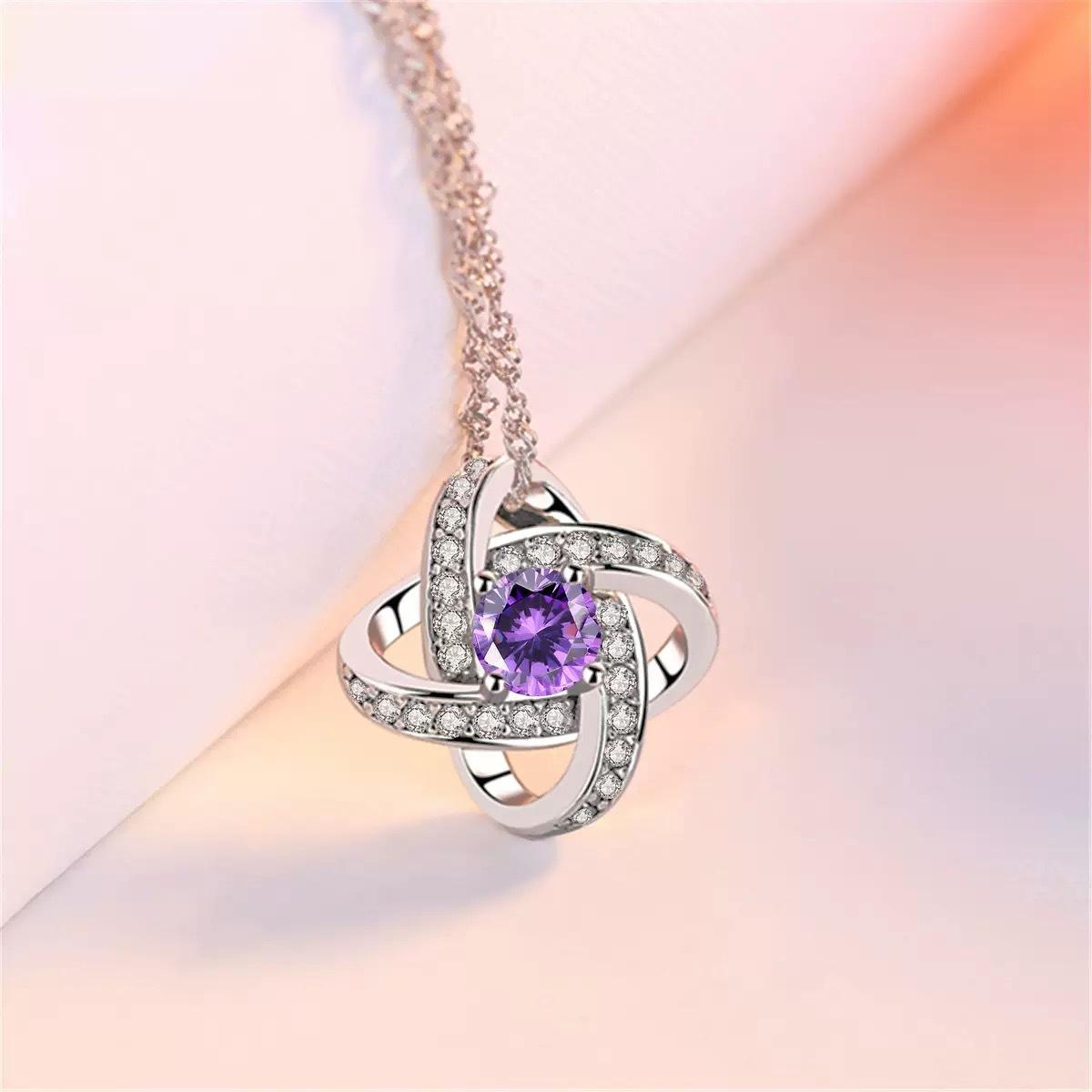Full Diamond Clover Necklace Eternal Star Collarbone Chain Premium Durable Quality Useful Practical Reliable Efficient