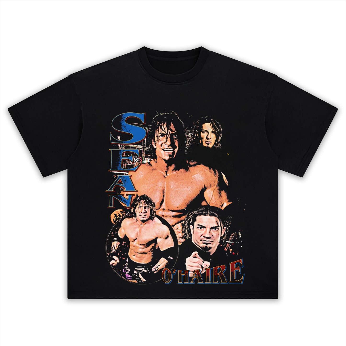 

Sean O Haire Retro Wrestling Graphic T-Shirt Men Women Casual Cotton Vintage Fan Merch Top S разноцветный