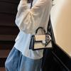 Popular contrasting bags women's new fashion versatile messenger bags portable small square bags
