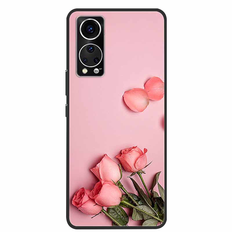 Für ZTE Axon 30 Handyhülle Cover Cooler Wolf Löwe Tiger Schwarzes Silikon Weiche Hülle Für ZTE Axon 30 Rückabdeckung Hülle Axon30 5G Hülle