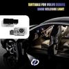 2Pcs Car Door LED Welcome Light For Volvo Rdesign S80L S60L V40 v 40CC 2013 XC60 XC90 2015 HD Laser Projector Lamp Accessories