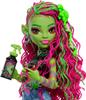Monster high Venus McFlytrap Monster Turian Snacks und anderes Zubehör Puppe, Pflanzen, Haustiere, Katzen, Rucksack, Notizbuch,