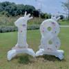 32 Inch Standing White Number Balloons Birthday Decoration Balloons Kids Birthday First Party Girl Banquet Shower Baby Decor 