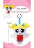 Powerpuff Girls Angel Style Plush Pendant: Cute Cartoon Doll with Flower and Heart Design.