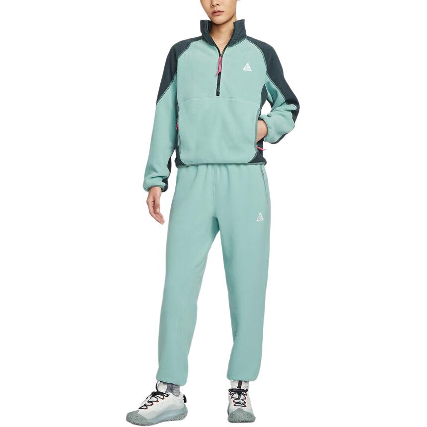 Nike ACG Sweatshirts Women's Teal Stand Collar Moderate Regular HJ0238-017
