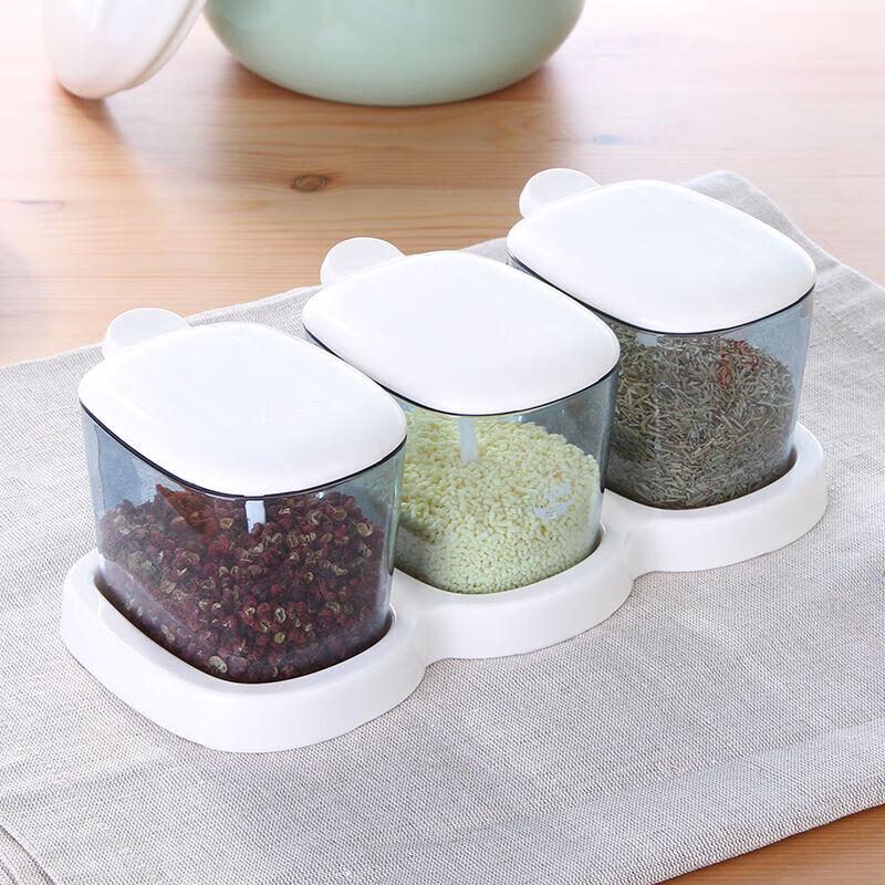 Chahua 3-Piece Plastic Seasoning Jar Set