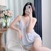 Women’s Summer Ice Silk Pajama Set Camisole Top and Shorts Sweet Sexy Pure Style Loungewear Sleepwear