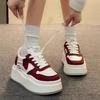 Cabelo liso verão novos sapatos esportivos design de nicho mostra sapatos de sola alta grossa