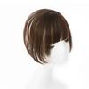 Mode 3D Natürliche Unsichtbare Nahtlose Luft-Pony-Perücke Elegantes Französisches Fake-Patch Synthetisches Haarteil für Mädchen Frau 2028