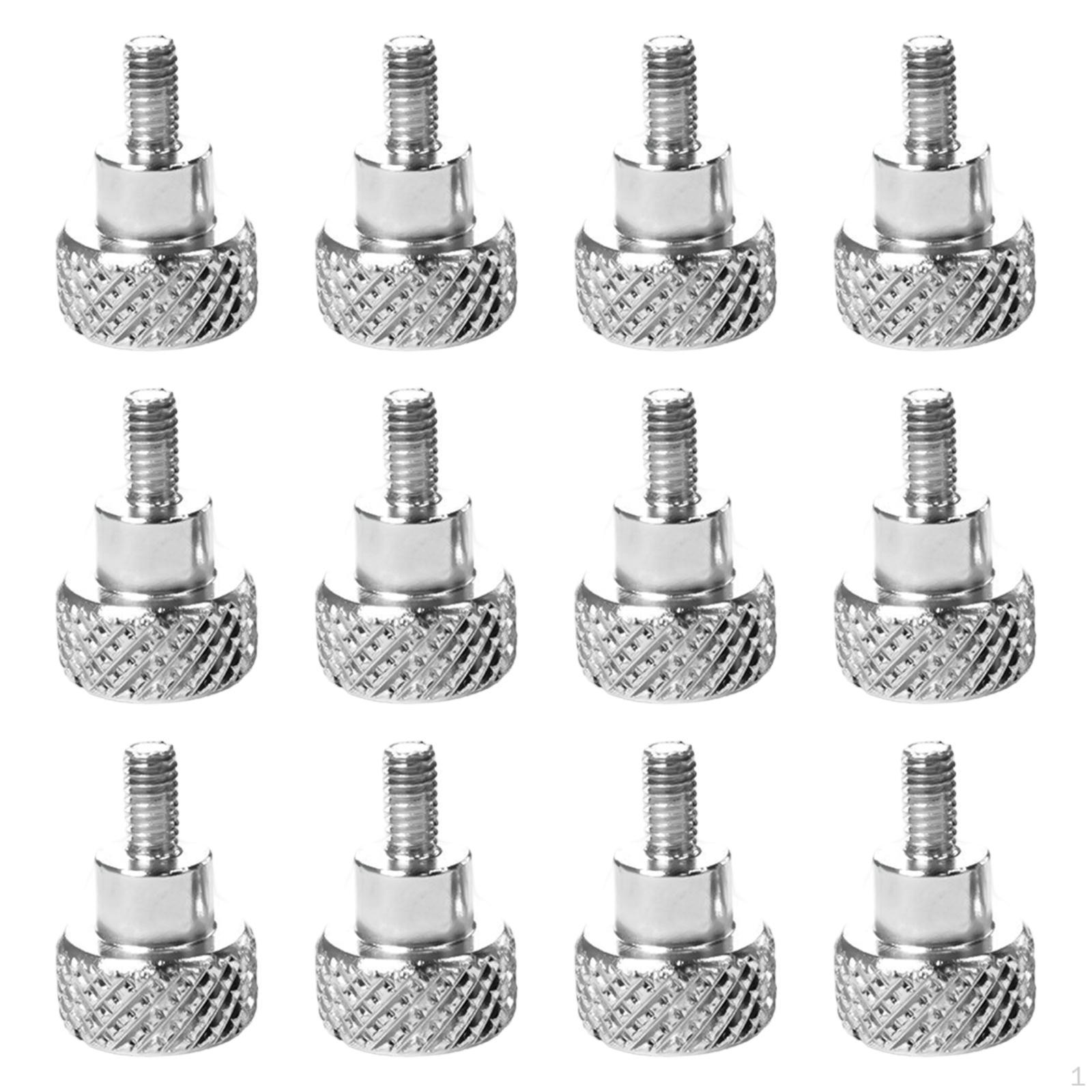 

12 Pieces Knurled Presser Foot Screws Replacement Steel Accessories Easy to Attach And Use Suitable Thread Length 7mm