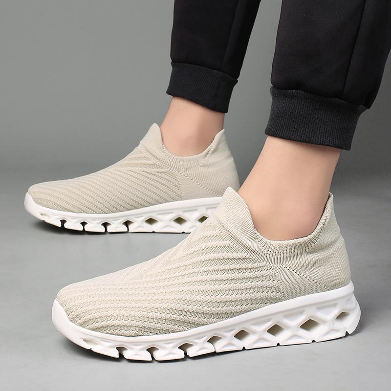 Мужская модная дышащая легкая уличная обувь для спорта и отдыха большого размера — фото 13