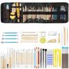 61Pcs/Set Pottery Clay Sculpting Tools Kit for Art Craft Ceramic Wax Clays Carving Tool,Pottery Sculpting Modeling Tools Set
