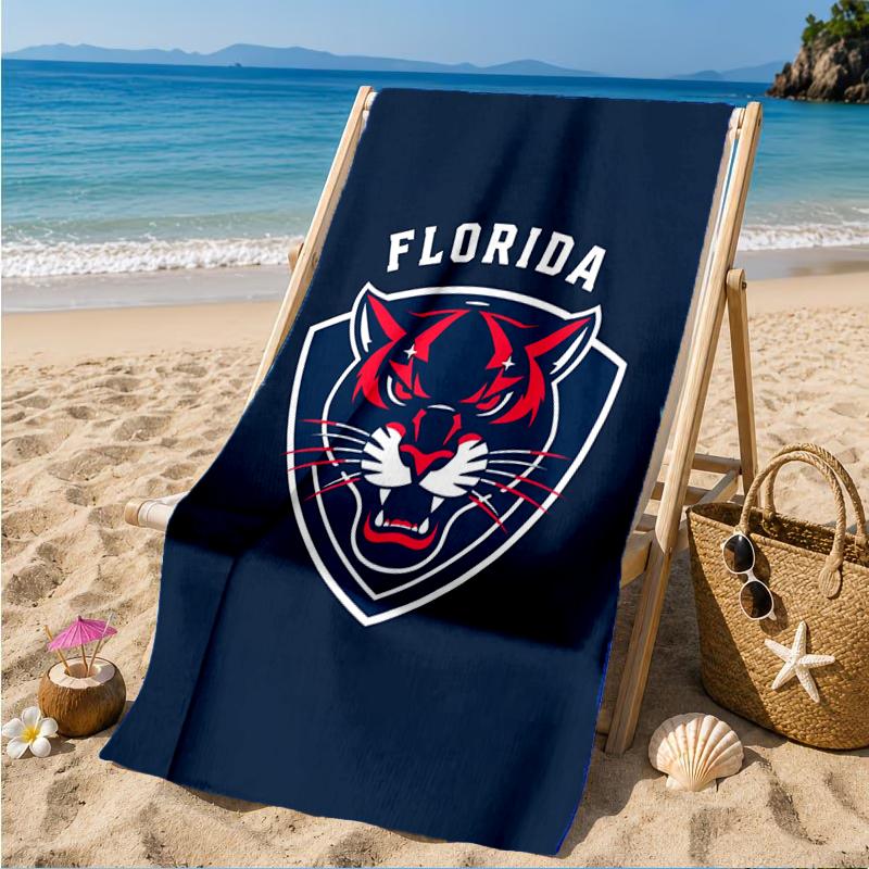 Panthers ice hockey Beach Towel, Super Soft Microfiber, Perfect Gift for Her/Him, Birthday, for Pool, Beach, Travel, Decor Beach Party