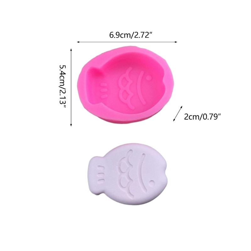 Silicone Candy Molds Baking Supplies Chocolate Molds Fish Shape Cake Decorating Tool Baking Molds DIY Fondant Molds