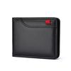 Ultra-Thin Mini Short Wallet for Men with ID Card Bank Card Slot And Po Window Business Casual Wallet for Young Men