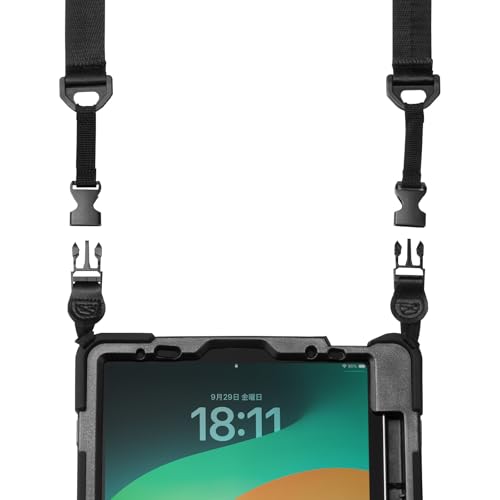 Sanwa Supply PDA-IPAD1717BK2 Shockproof Case for iPad Air 11-inch (M2/2024)