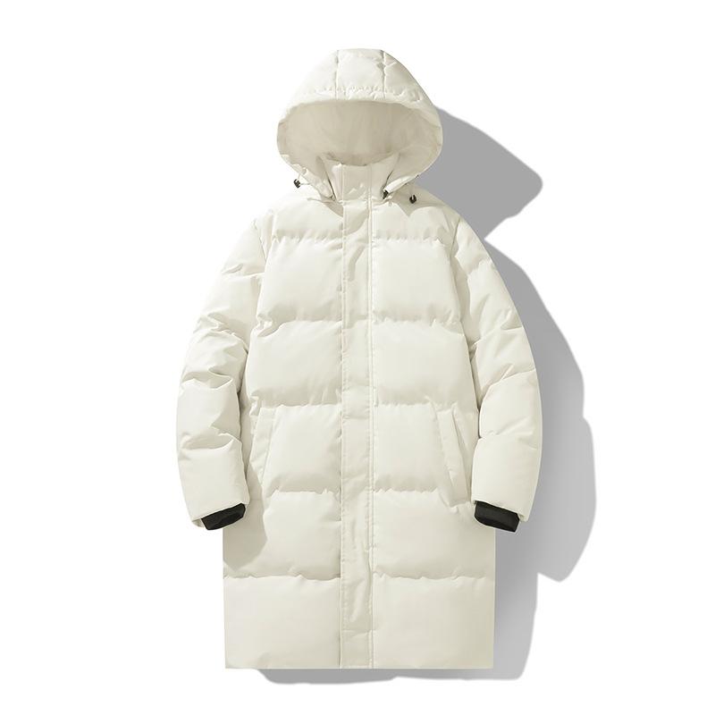 Men's Down Jacket Winter Jacket Cotton Jacket Couple Mid-length Men's Cotton Jacket Thickened Men's Cotton Jacket