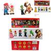 Six Piece Super Mario Bros Action Figure Toys Set Featuring Luigi Yoshi And Mushroom Collectibles For Kids