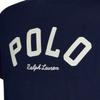 Polo Ralph Lauren Letter Print Round Neck Loose Fit Short Sleeve T-Shirt Men Tops Blue 710952043-001