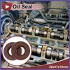 Oil Seal Seal Ring Rotary Shaft Seals FKM Rubber 22x47x10mm Brown 2Pcs