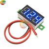 DC 12V 0.36 Inch 2 Wire Red Blue White Green Mini Digital LED Display Voltmeter Panel Voltage Meter 3-Digit Adjustment Voltmeter