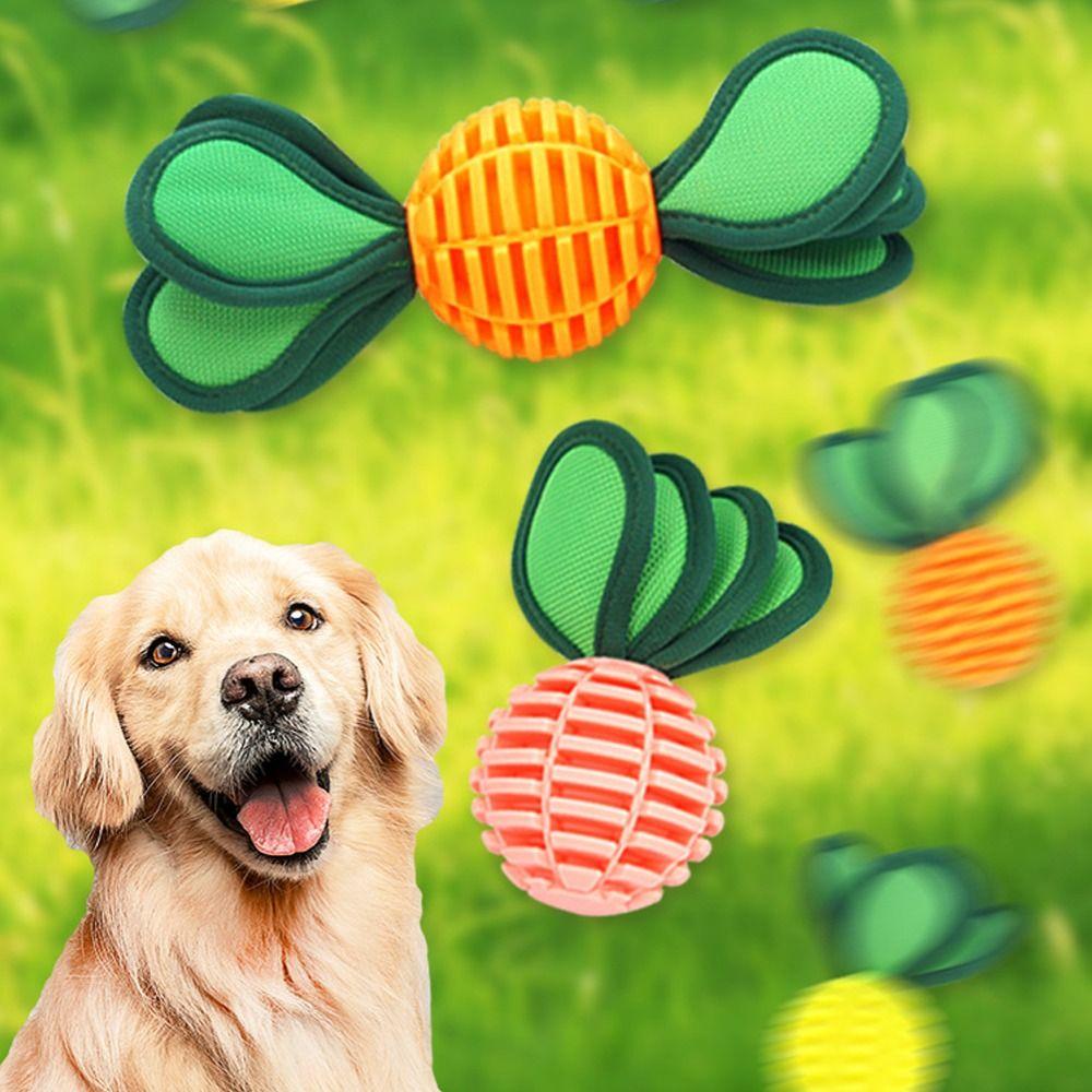 Fun Interactive Pet Chew Toy Squeaky Bite Resistance Dog Toothbrush Toy Sturdy Dog Grinding Stick Small Medium Dog