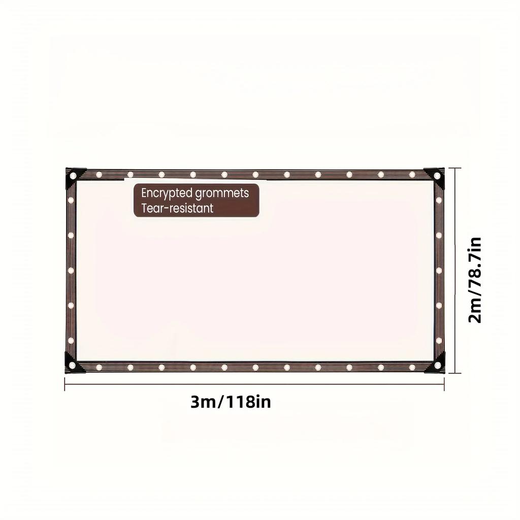Telo Impermeabile Trasparente con Guarnizione - Perfetto per Giardini, Cortili, Pollai, Tende da Portico e Campeggio